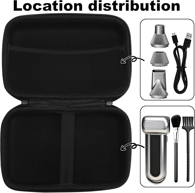 Engorgio Case Compatible for WOLFBOX MF100 /MF50 Electric Air Duster – Travel - Image 5