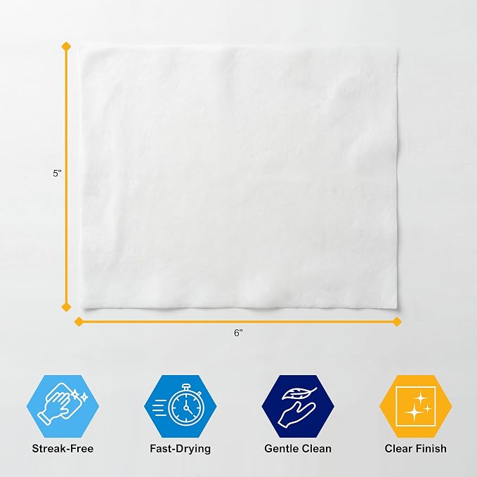 MED PRIDE Anti-Fog Lens & Screen Cleaning Wipes, Premoistened, Scratch-Free & - Image 2