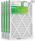 14x20x1 Air Filter 4 Pack, MERV 8 Pleated Dust Defense Air Filters Replacement by TrightFilters