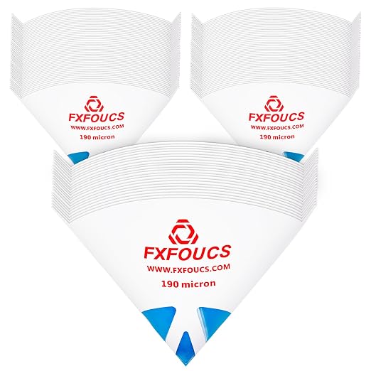 100 Pack of Premium Paint Strainers by FXFOUCSTOOLS