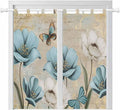 Spring Flowers Bedroom Curtains 72 Inch Length, Window Curtains Tab Top by Unknown