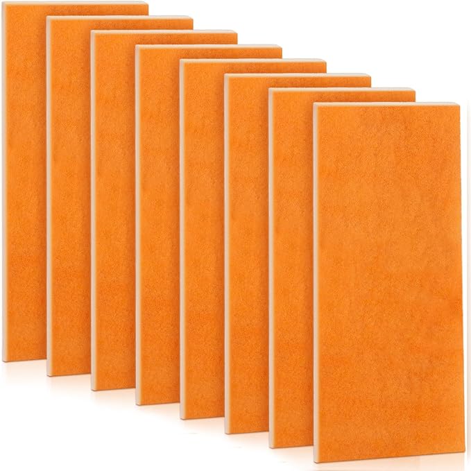 Hahafelt 8 Pcs 10.5 x 21.75 Inches Replacement Filter Pads Compatible by Hahafelt