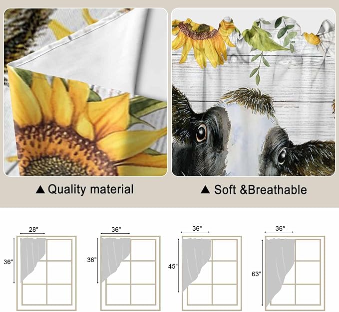 Retro Farmhouse Floral Swag Valances - Image 5