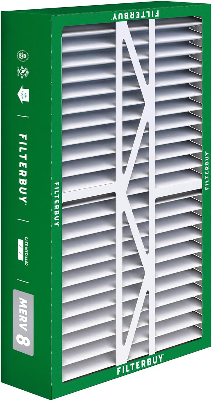 Filterbuy 16x25x5 Air Filter MERV 8 Essential Dust & Allergy Defense, Pleated - Image 8