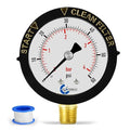 Water Pressure Gauge for Swimming Pool Filter, 60psi Plumbing Clean Filter by CARBOUSA