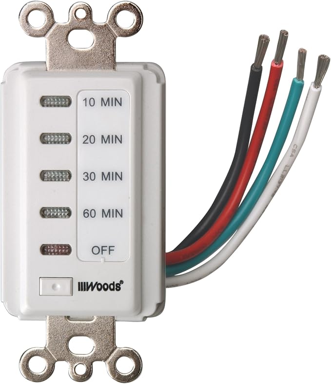 Southwire Woods In-Wall 60-Minute Digital Countdown Timer by Woods