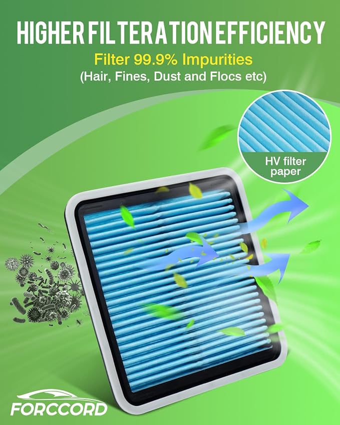 Cabin & Engine Air Filter Fit for Subaru Forester 2009-2018 H4 2.5L, Forester - Image 5