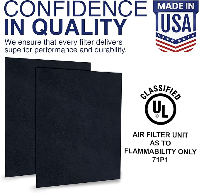 Cut-to-Fit Activated Carbon Filter Pad, 16 x 48 Sheet | Two-pack; trims to size - Image 4