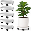 5 Pack 12 Inch Plant Caddy by Planterhoma