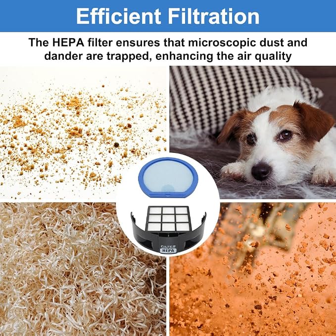 6 Pack Vacuum Filter Set Compatible - Image 6