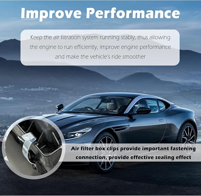 4PCS Air Filter Clips, High Strength Air Filter Box Clip - Image 6