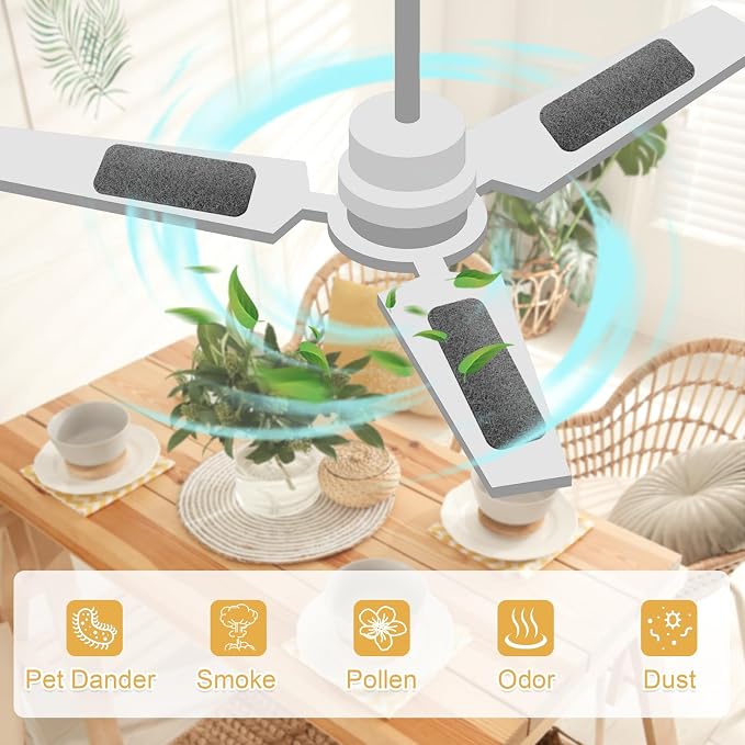 Tuanse 20 Pack Ceiling Fan Filters - Image 4