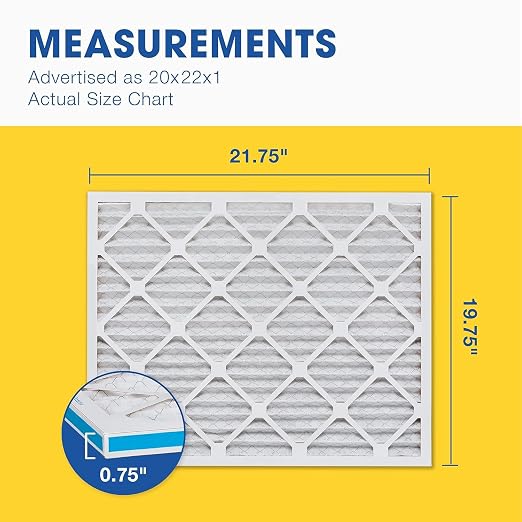 Aerostar 20x22x1 MERV 6 Air Filter, ACTUAL SIZE, Air Conditioning & Furnace - Image 5