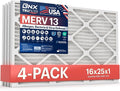 BNX TruFilter 16x25x1 Air Filter MERV 13 by BNX