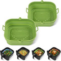 Silicone Air Fryer Liners Square by Loveuing