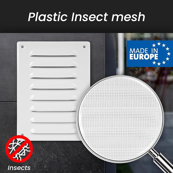 Repa Market 10" x 7.5" Inch Scratch Resistant White Air Vent Cover - Image 4