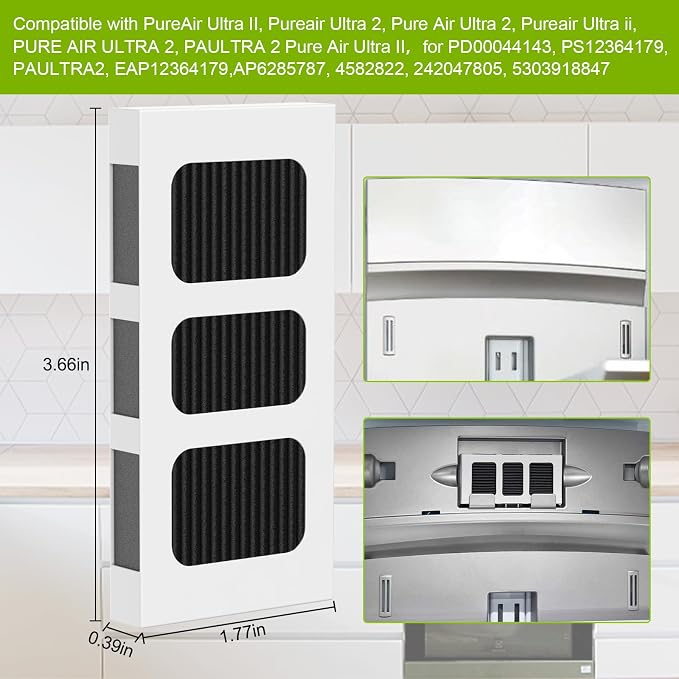SEISSO Paultra2 Refrigerator Air Filter Replacement Compatible - Image 2
