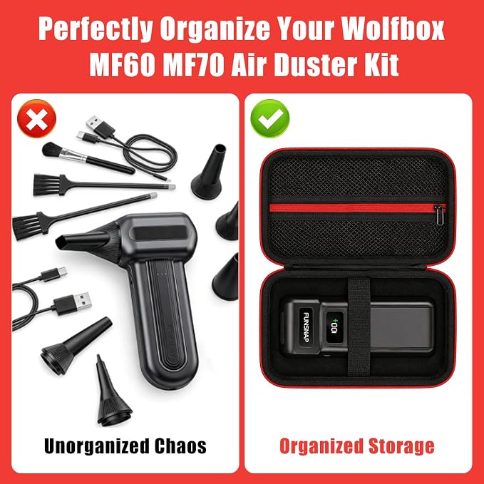 ahansi Hard Carrying Case for WOLFBOX Air Duster MF60/MF70/MF100/MF200/MF50 - Image 6