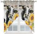 Yellow Sunflowers Swag Valances by Unknown