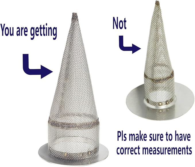 4 PCS-Cone-Type Stainless Steel Spark Arrestor 1.625” fit Honda CRF230 CRF250L - Image 2