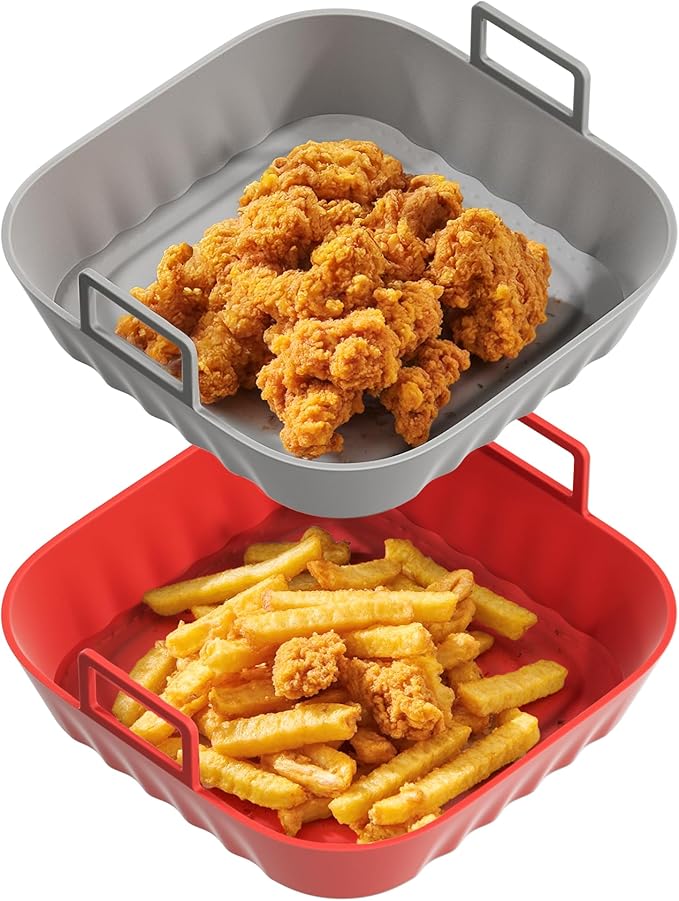 Li&Zhao Silicone Air Fryer Liners Reusable by LiZhao