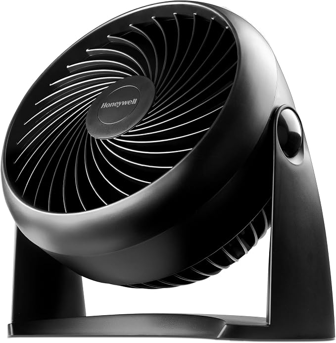 Honeywell TurboForce Air Circulator, Small Tabletop Fan, Quiet Personal Fan by HoneywellPluggedIn