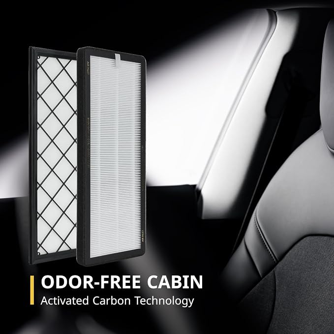 Tesla Model Y Front Trunk HEPA Carbon Air Filters Kit | 2x HEPA filters and 2x - Image 7