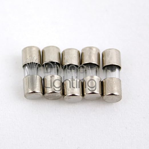5 Qty. 3.6x10mm 5A Fast Blow Fuse FA 5 Amp 250v Mini Micro by Divine+Lighting