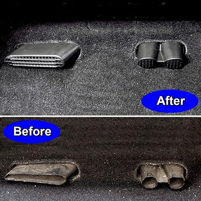 DrvixRex Car Under Seat Floor Rear AC Heater Air Conditioner Duct Vent Cap - Image 4