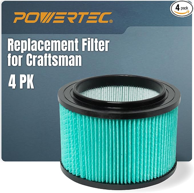 POWERTEC 16950 HEPA Cartridge Filter by POWERTEC