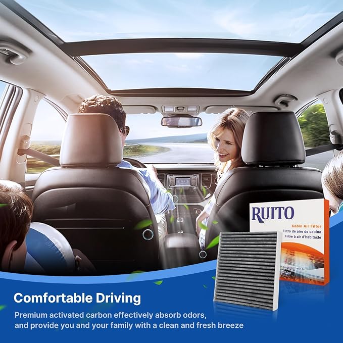RUITO Cabin Air Filter, Fits 2018-2021 Accent, 2017-2020 Elantra, 2018-2020 - Image 7