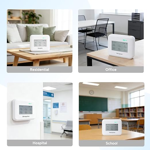 Aeropulse Indoor Air Quality Monitor | CO2, Temperature, Humidity&AirPressure| - Image 5