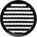 Repa Market 8 Inch Heavy-Duty Black Aluminum Alloy Gable Vent by RepaMarket