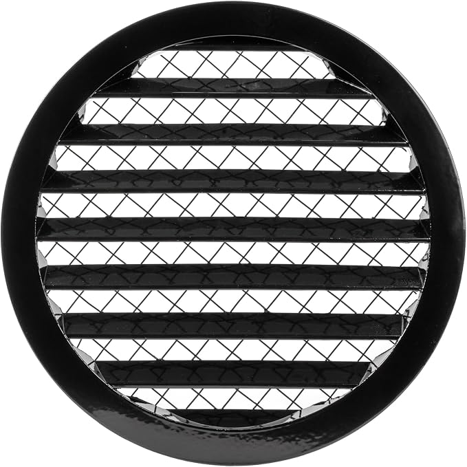 Repa Market 10 Inch Heavy-Duty Black Aluminum Alloy Gable Vent by RepaMarket
