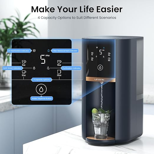 Countertop Reverse Osmosis Water Filter System, 5-Stage RO Filtration - Image 5