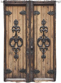 Sheer Curtains 72 Inches Long, Barn Door Semi Sheer Curtains Light Filtering by Unknown