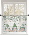 Sheer Curtains 54 Inch Length, Coastal Eucalyptus Leaf Semi Sheer Curtains by Unknown