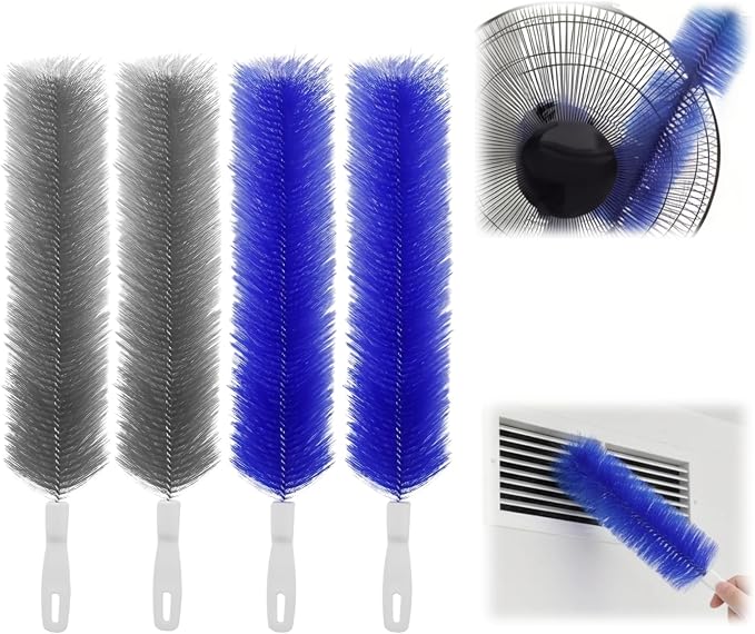 Bendable Microfiber Head, 2026 Fan Cleaner Brush, Washable Reusable Dust Remover by UUJQAC