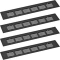 uxcell 4pcs Rectangle Ventilation Grille Aluminum Alloy Mesh Air Vent Cover by uxcell