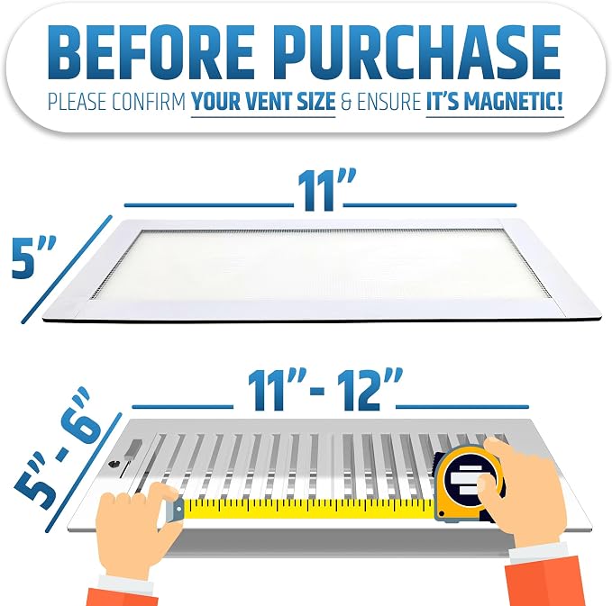 Powerful Magnetic Vent Screen Mesh Covers That Will Never Move or Fall - Image 2