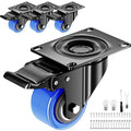2 Inch Swivel Caster Wheels, Heavy Duty Casters Set of 4 by WOZESEIK