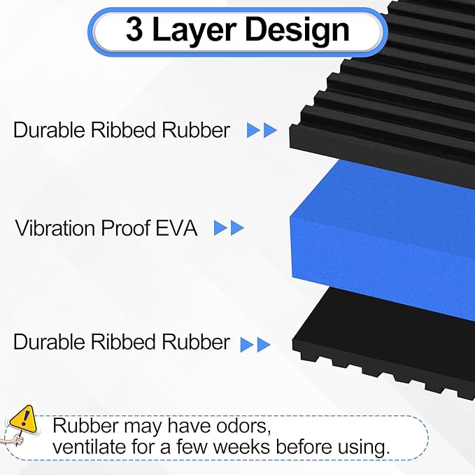 8 Pack Anti Vibration Pads for Washing Machine 4"x4"x7/8", Sound Isolation - Image 7