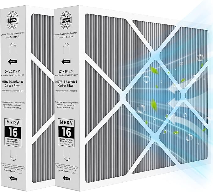 2 Pack Y6604 20x26x5 MERV 16 Air Filter Replacement, Compatible - Image 8