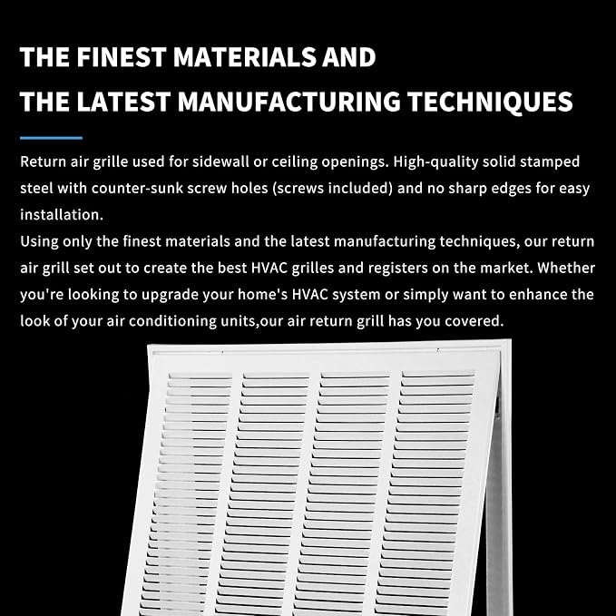 14x20 Return Air Grille Return Vent Cover - Image 3