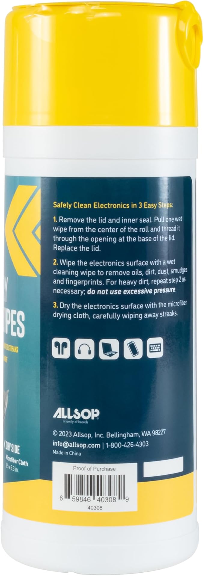 Digital Innovations 40308 Cleandr Wet/Dry Wipes, removes dust oil static - Image 4