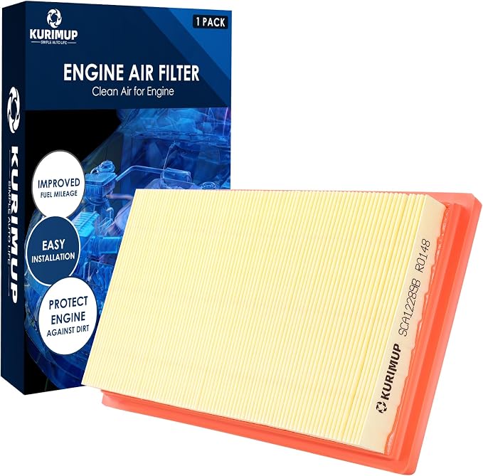Kurimup CA12289 Engine Air Filter, Offers 99% Air Purification, Fit by Kurimup