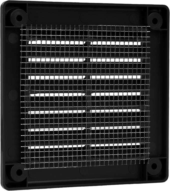 Repa Market 4 x 4 Inch Black Square Air Vent Cover - Image 9