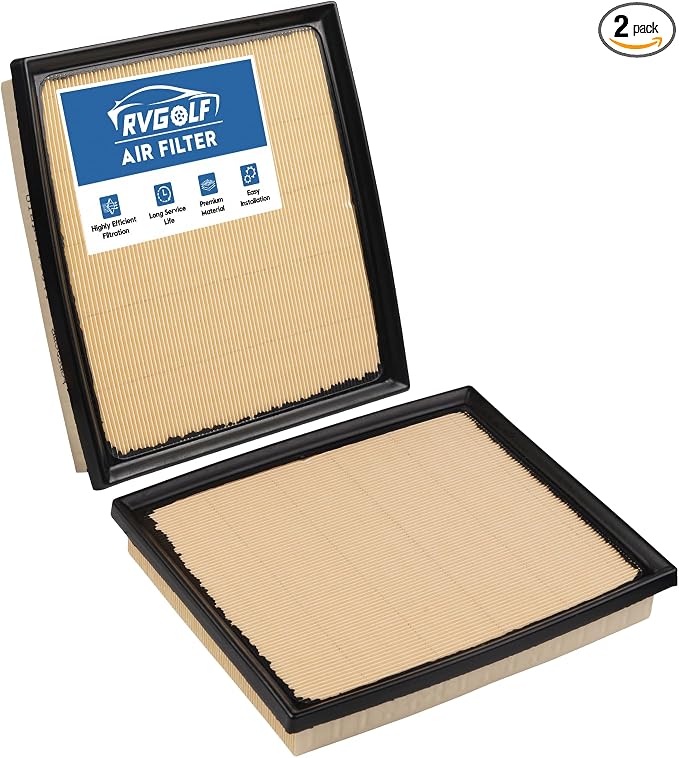 2PCS Engine Air Filter Fit for Toyota Tundra 2022-2025 2026 3.4L, Toyota by RVgolf