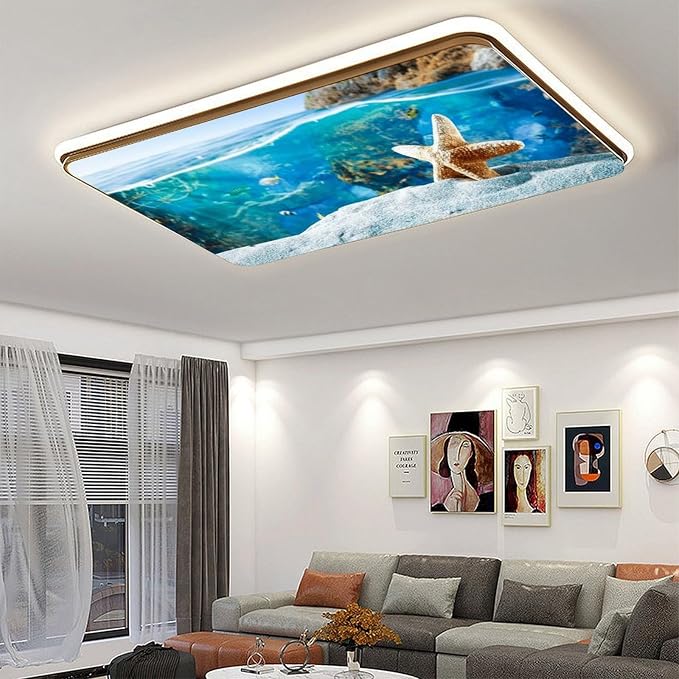 2PCS Fluorescent Light Covers for Classroom Ceiling Lights Magnetic Light Covers - Image 6
