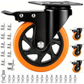 5 inch Casters Load 3000lbs -Includes 2 Sets of Adaptive Screws -Lockable by ABSLIMUS